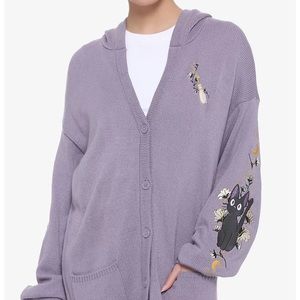 NWT Her Universe Embroidered Ghibli Jiji Cardigan